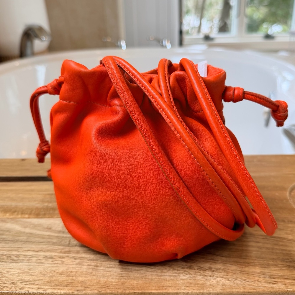CLARE V. EMMA CROSSBODY - BLOOD ORANGE origional $299 - Picture 8 of 12